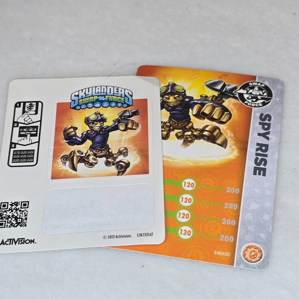 Spy Rise Skylanders Swap Force W/Card, Sticker, and Code - Picture 4 of 5